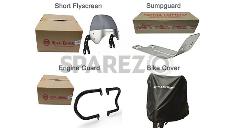 Genuine Royal Enfield Interceptor 650 Accessories Accessory Combo Pack 4 Pcs - SPAREZO